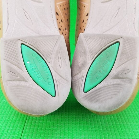 ✅EARTH ROYALE SAND BROWN LEATHER BALLET FLATS WOMENS Size 9B LOAFERS DRESS SHOES - Picture 12 of 16